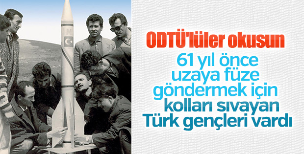 Bir zamanlar biz de uzaya roket fırlatıyorduk