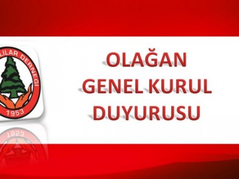 Karaşar Derneği Olağan Genel Kurulu
